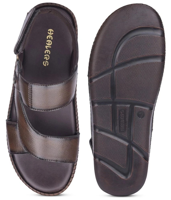 Liberty - Brown Mens Sandals - None