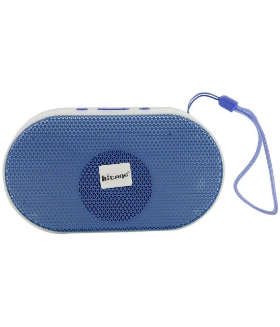 hitage BT-5.0 Crystal 5 W Bluetooth Speaker Bluetooth V 5.0 with USB,SD card Slot Playback Time 24 hrs Blue - Blue