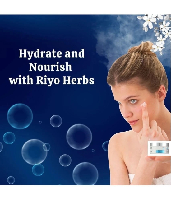 Riyo Herbs Water Cream | With Vitamin E, Hyaluronic Acid & Aloe Vera Extracts - 50gm