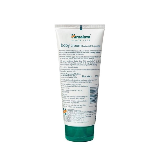 Himalaya Baby Cream 200ml- Pack of 2