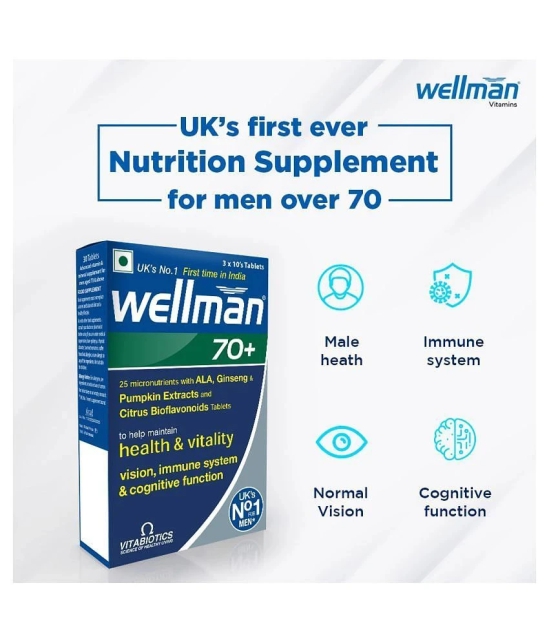 Wellman 70  Tablets Multivitamin 30 no.s Vitamins Tablets