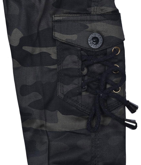 Kids Cargo Jeans in Military Pattern - None