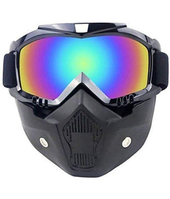 AutoPowerz - UV Protected Multicolour Riding Goggles ( Pack of 1 )