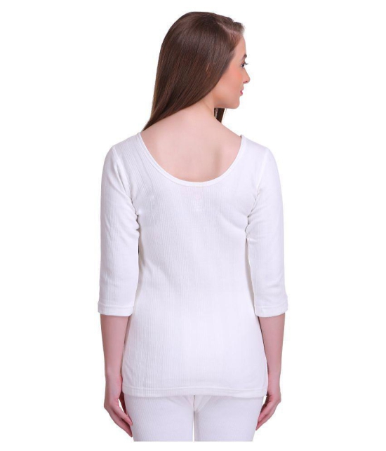 TT Cotton Blend Topwear - White - S