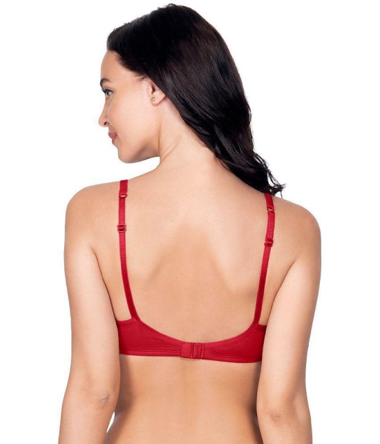 Amante Cotton T-Shirt Bra - Maroon Single - 32D