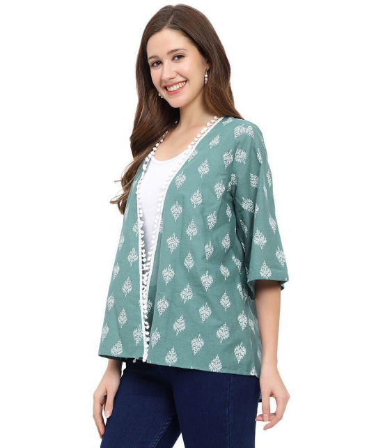 GALWIZ Cotton Shrugs - Green Single - None