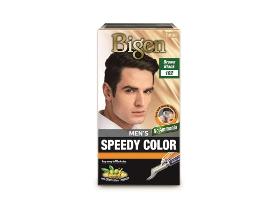 Bigen Speedy Hair Color 102 Brown Black