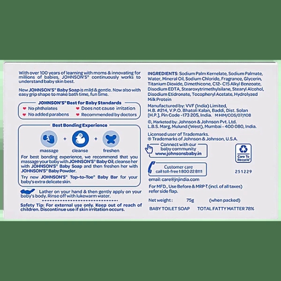 JohnsonS Baby Baby Soap, 75 Gm