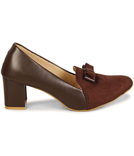 Commander - Brown Women's Pumps Heels - None