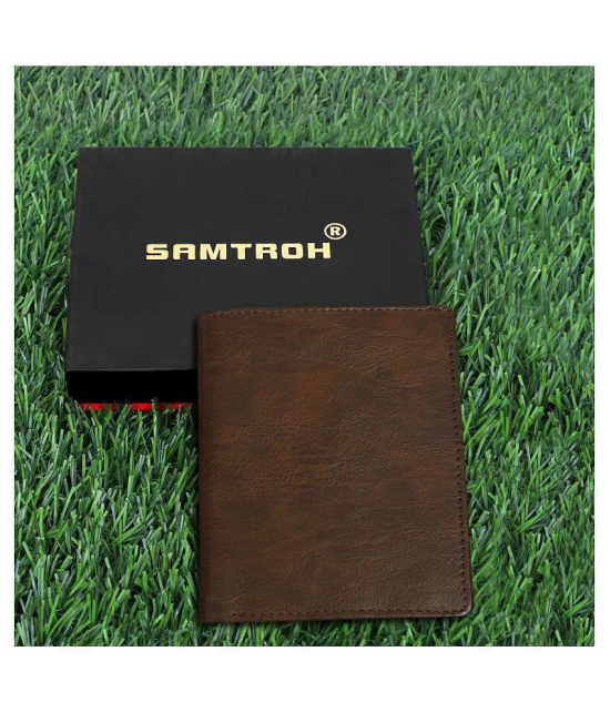 samtroh PU Brown Casual Regular Wallet