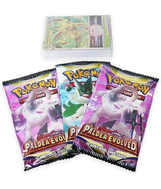 sevriza  Pokemon Scarlet & Violet Paldea Evolved Trading Card Game - Tin Box, Assorted Cards