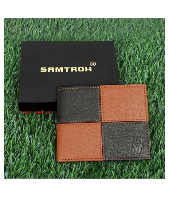 samtroh PU Brown Casual Regular Wallet