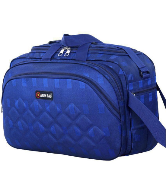 AXEN BAGS - Blue Polyester Duffle Trolley - Onesize