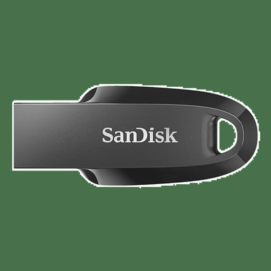 Sandisk CZ550 64GB Ultra Curve USB 3.2 Pendrive (Black)