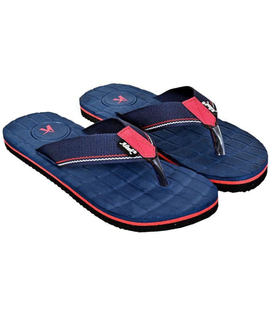 Altek - Navy Mens Thong Flip Flop - None