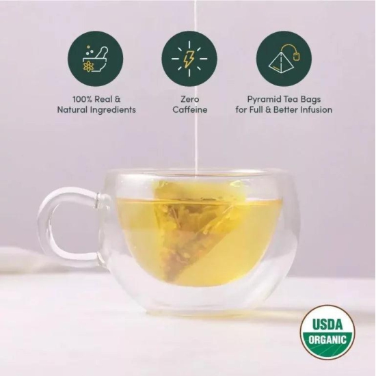 Vahdam - Chamomile Green Tea with Mint & Citrus - Pack of 2