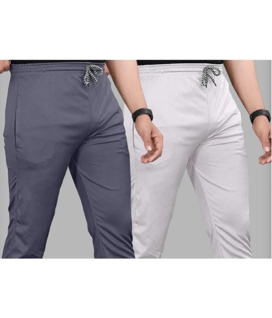 Gazal Fashions - Multicolor Polyester Mens Joggers ( Pack of 2 ) - None