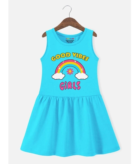 Trampoline Multi Cotton Blend Girls A-line Dress ( Pack of 2 ) - None