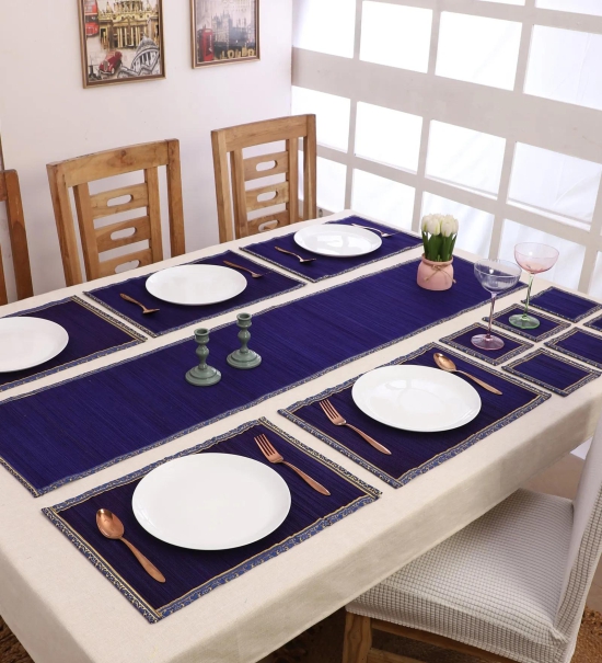 Bamboo Dining Mats - Purple (Set of 13)