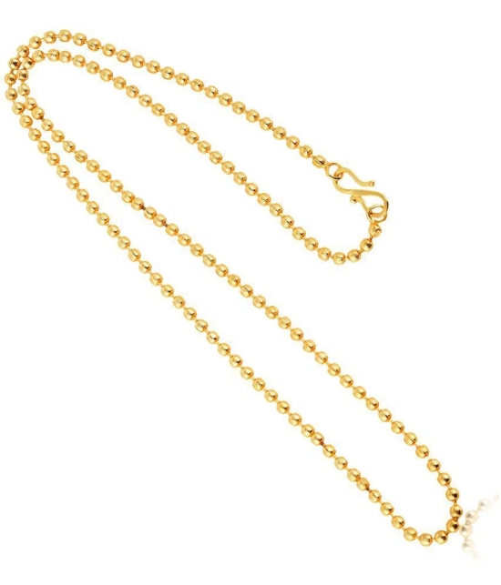 AanyaCentric Combo of 2 Gold Plated 28inches Long Fashion Chain - None