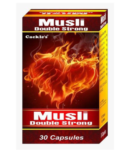 Cackle's Double Strong Musli Capsule 30 no.s Pack Of 2