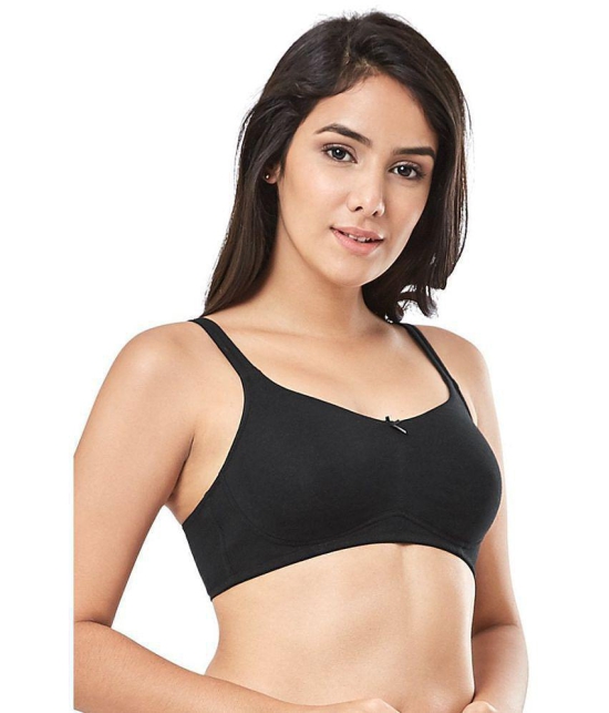 Amante Cotton Seamless bra - Black Single - 36D