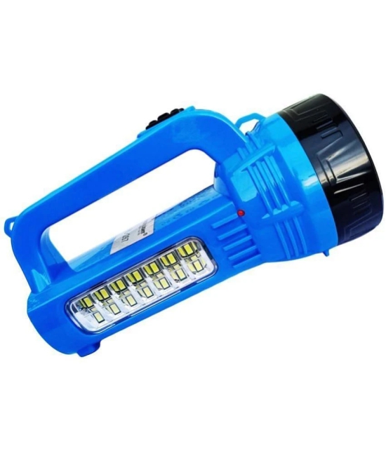 Rechargeable Flashlight Torch ,Long Distance Beam Range with 3 light modes. - Assorted