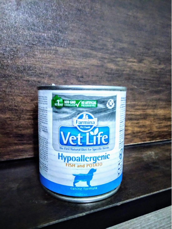 Farmina Vetlife wet dog food hypoallergenic fish and potato 300g (pack of 6)