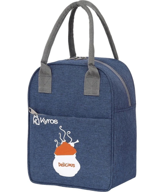 Kyros Blue Polyester Lunch Bag Pack of 1 - Blue