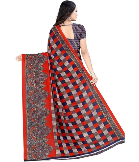 LEELAVATI - Multicolor Georgette Saree With Blouse Piece ( Pack of 1 ) - Multicolor