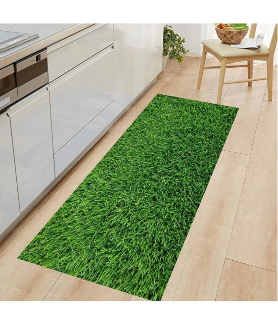 Revexo - Anti-skid Plastic Door Mat ( 40 X 60 cm ) Single - Green - Green