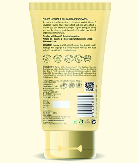 Oshea Herbals Almondfine Facewash 150grams