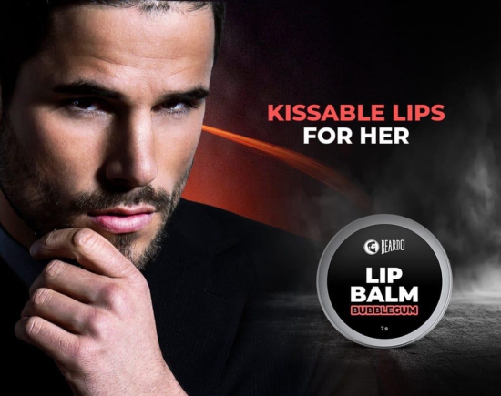 Beardo Ultraglow Face Cream & Lip Balm (Bubblegum) Combo