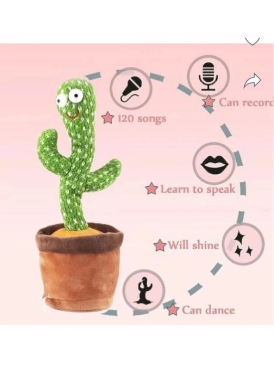 Dancing Cactus Talking Cactus Baby Toys Wriggle Singing Cactus Repeats What You Say Baby Boy Toys, Plush Electric Speaking