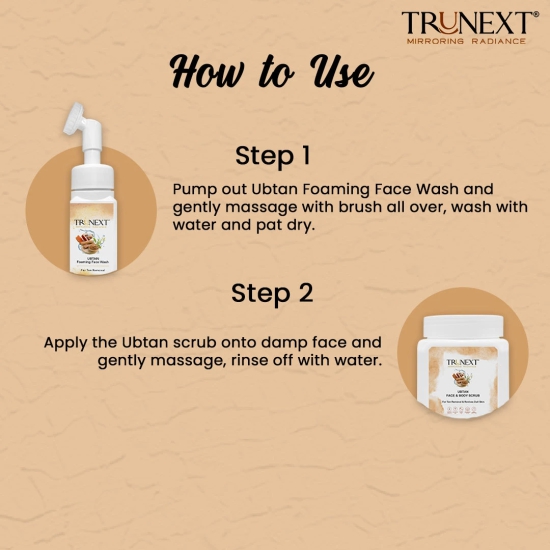 Tan Removal Duo: Ubtan face wash and scrub