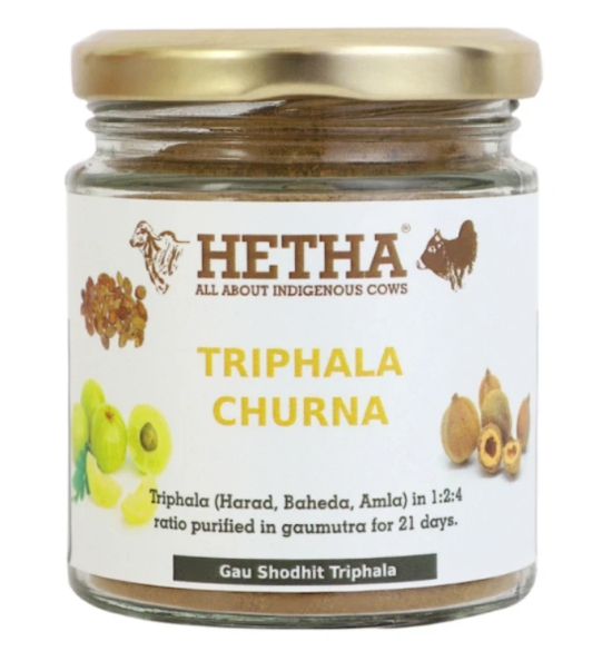 Gaushodhit Triphala Churna (Size - 100g) by HETHA ORGANICS LLP