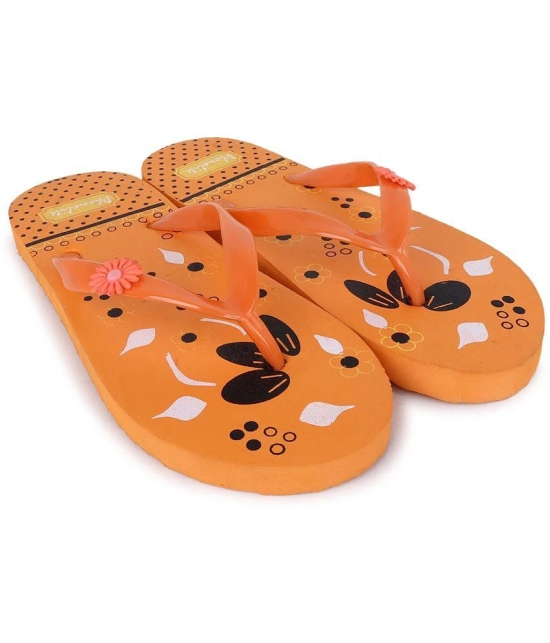 Phonolite Orange Womens Flip Flop - None