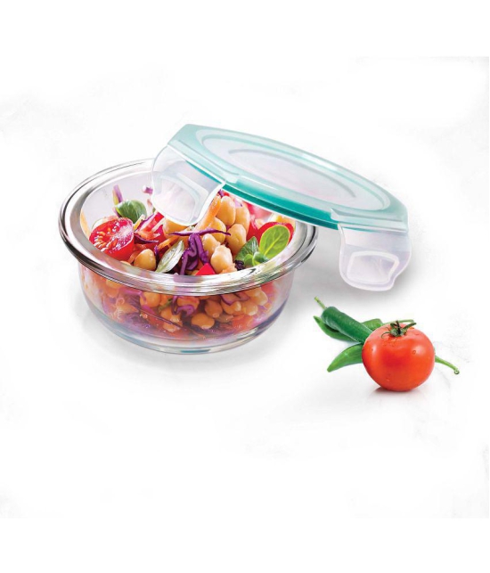 Treo By Milton Hi Borosilicate Clip Fresh Round Container, 200 ml, 1 Piece