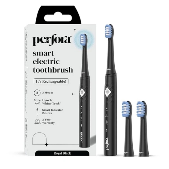 PERFORA SMART ELECTRICE TOOTHBRUSH (ROYAL BLACK)