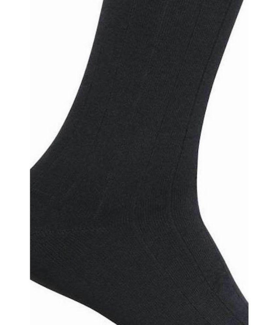 hicode Blended Men's Self Design Multicolor Mid Length Socks ( Pack of 5 ) - Multicolor