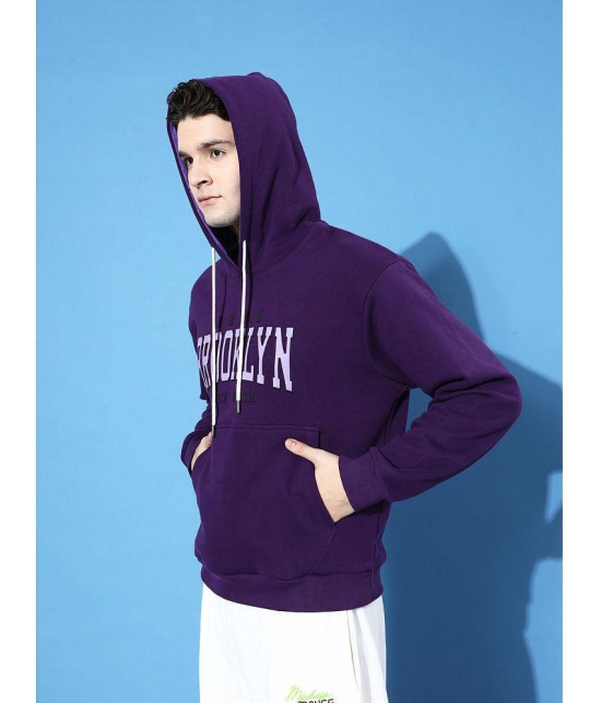 Dillinger Fleece Hooded Mens Sweatshirt - Purple ( Pack of 1 ) - None