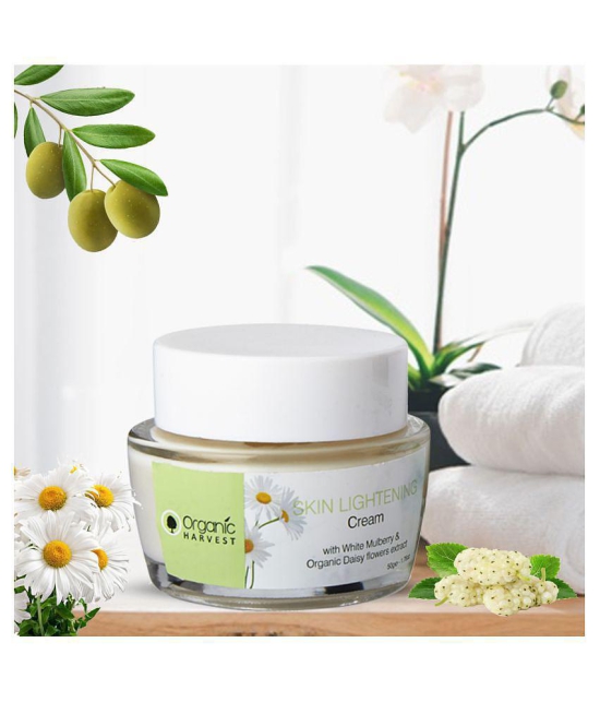 Organic Harvest Skin Lightning Cream For Women, Reduces Dark Spot, Protect From Sun Damage, Lighten Skin Tone - 50gm