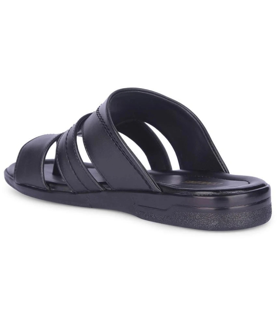 Liberty Black Mens Leather Slipper - None