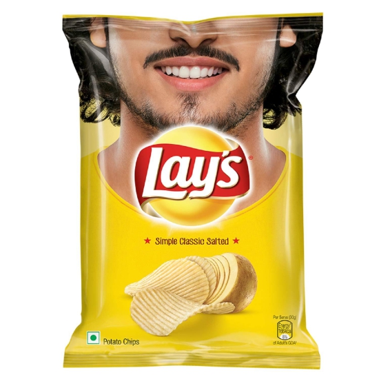 Lay's Classic Salted Potato Chips 90gm