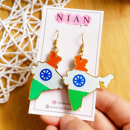 Jai Hind Earrings