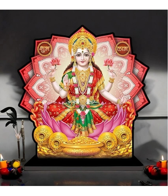 Saf Wood Laxmi Ganesh Idol ( 28 cm )