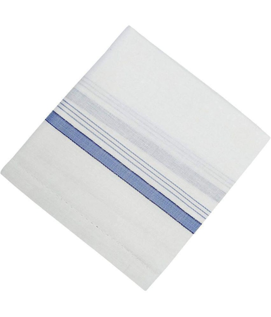 THRIFTKART White Cotton Mens Handkerchief ( Pack of 12 ) - White