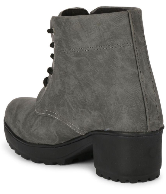 Ishransh - Gray Women''s Ankle Length Boots - None