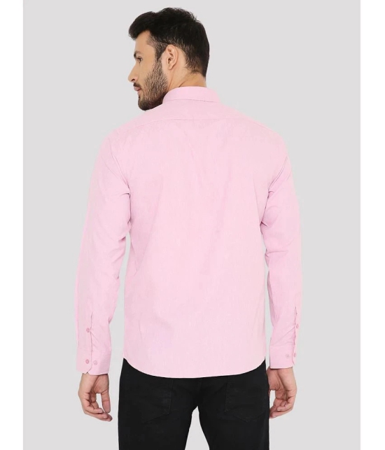 Maharaja - Pink Polyester Slim Fit Mens Casual Shirt ( Pack of 1 ) - None