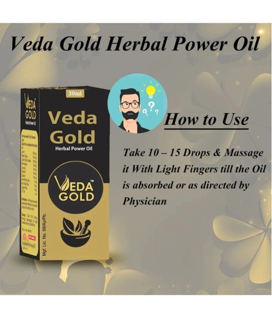 100% Nature Oil For Men’s Problem  Potential with Veda Gold Herbal Power Oil 30 ml